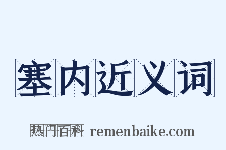 塞内近义词是什么意思的图片